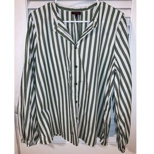 Who What Wear by Target Striped Button Down